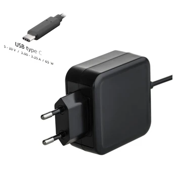 Įkroviklis Akyga AK-ND-70, USB Type C, 1.2 m, juoda, 65 W