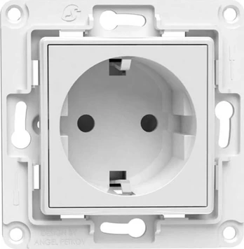 Home Shelly Priedai "Wall Socket EU" sieninis lizdas baltas