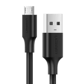 USB Kabelis Ugreen - micro USB data charging cable2,4 A 480 Mbps 1,5 m Juodas (US289 60137) kaina