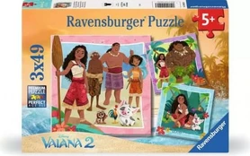 Puzzle 3 x 49 elements Vaiana 2