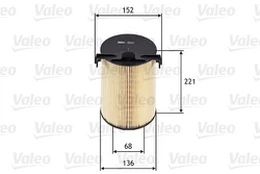 Oro filtras VALEO 585652 kaina
