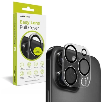 Dėklas Mobile Origin Easy Lens full cover, clear - iPhone 13 Pro / 13 Pro Max