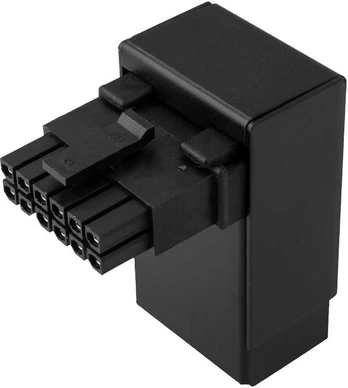 Kolink Core Pro 12V-2x6 90 Degree Adapteris - Typ 2, juodas