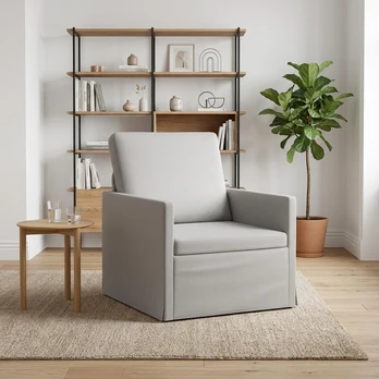 Sofa Krėslas Debesų pilka 70 x 81 x 82 cm Audinys