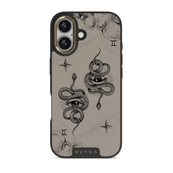 Gemini - iPhone 17 Case, Elite Dark (MagSafe) / Gold / Nude