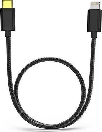 USB kabelis FiiO USB-C - Žaibas 0,5 m Juodas (6953175730130)