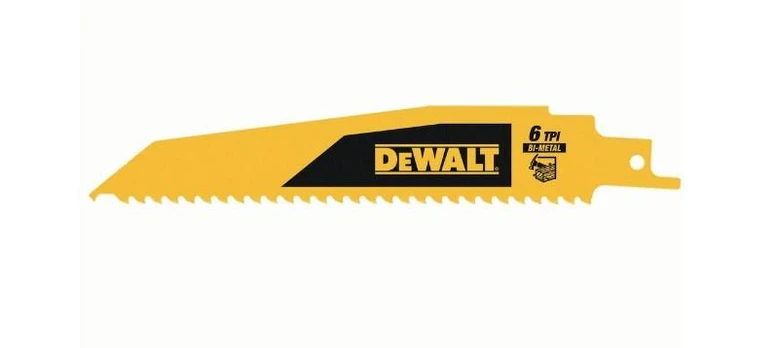 DEWALT BRZE. SABRE. 152mm FOR CUTTING WORKS.