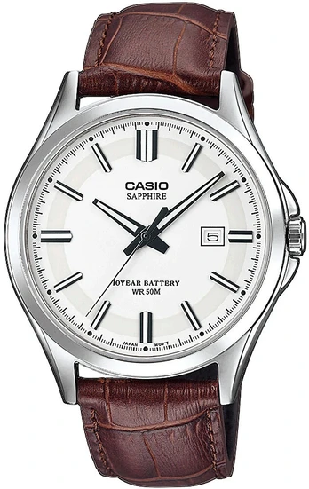 „Casio“ vyriškas laikrodis MTS-100L-7A+ BOX (zd237b) „Sapphire“