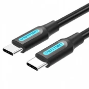USB-C laidas Vention COSBF Juoda 1 m kaina