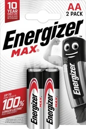 Energizer battery Max Alkaline AA CHP2