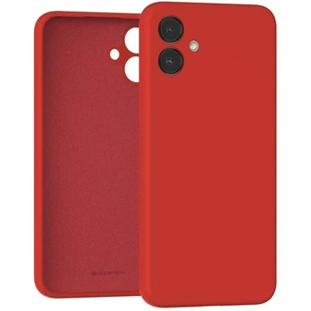 Dėklas Mercury Silicone Samsung A05 A055 raudona|red