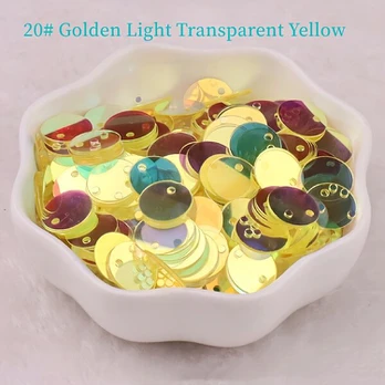 Apvalūs karoliukai, 13# Transparent Light Blue