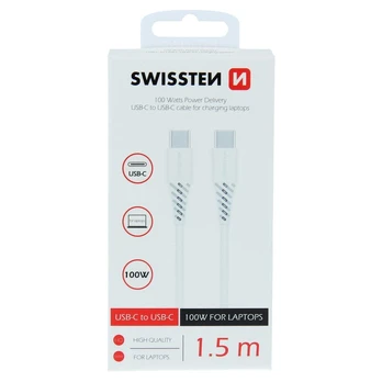 Įkrovimo laidas Swissten, USB Type C