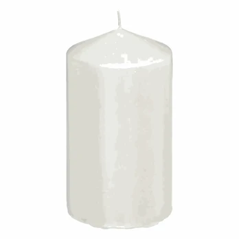 CANDLE SATIN WHITE 335G