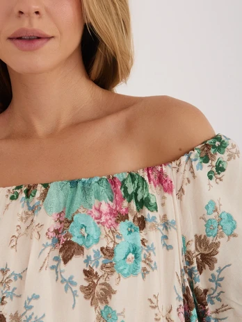 Italy Moda Bluzka-MI-BZ-32917.81-mietowy