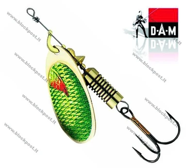 Sukriukės (blizgės) DAM effzett nature 3D spinner raudė 12 g