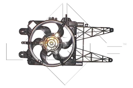 Ventiliatorius, radiatoriaus NRF 47246