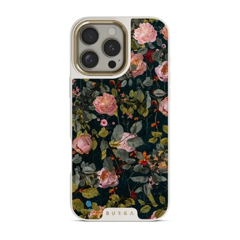Bloomy Garden - Vintage iPhone 16 Pro Max Case, Elite Light (MagSafe) / Gold