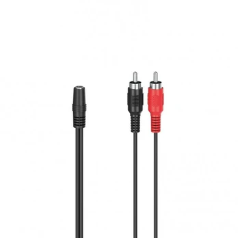ADAPTERIS HAMA 2 RCA Plugs - 3.5 mm Jack Socket Stereo