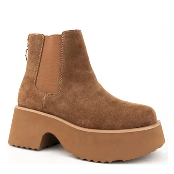 LA CONTE Aulinukai moterims, Smėlio, Booties