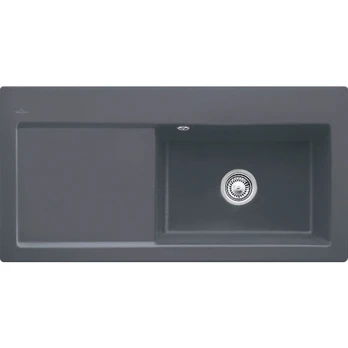 Keramikinė plautuvė Villeroy & Boch Subway 60 XL Flat Grafito