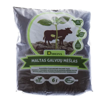 Maltas galvijų mėšlas, 6 l