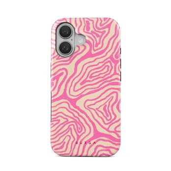 Pink Shores - iPhone 16 Plus Case, Tough (MagSafe) / N/A