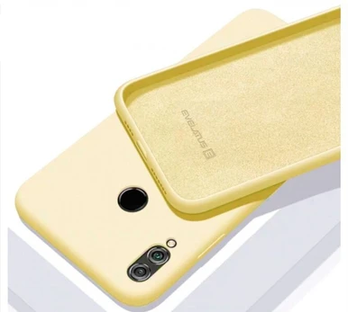 Nugarėlės dėklai Evelatus Xiaomi Note 8 Pro Soft Silicone Yellow