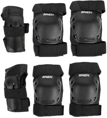 Apsaugos komplektas Raven Dexard, XL, juodas, XL
