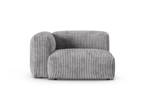 Modul Left, "Martina", 1 Seat, 120x120x75, Light Grey