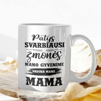 Puodelis "Mane vadina MAMA"