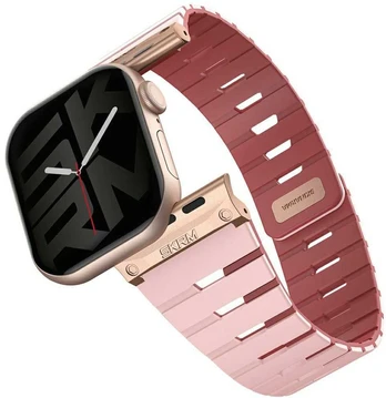 Dirželis Skinarma Gemini do Apple Watch 42/41/40 mm rožinė