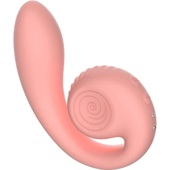 SNAIL VIBE - GIZI DUAL STIMULIATORIUS ROŽINIS