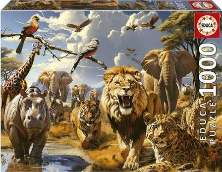 Educa 1000 Wild Animals