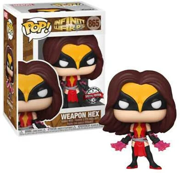 Funko POP! Infinity Warps ginklas Hex 865 specialusis leidimas