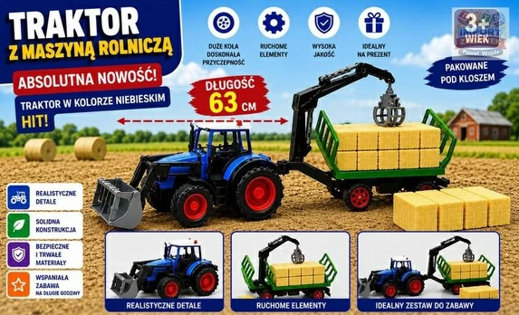 09537 TRAKTORIUS SU ŠIENO KELIAMUVAIS