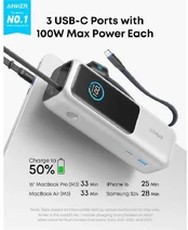 Anker Power Bank 25K kaina