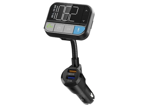 FM BLOW Bluetooth adapteris 5.0 + įkroviklis 3.4A