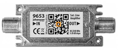 Johansson 9653 WideBand SAT stiprintuvas 40-2340 MHz