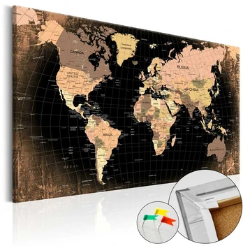 Artgeist Kamštinis paveikslas - Planet Earth [Cork Map]