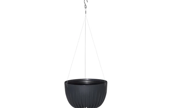 4Living Hanging pot Mira ECO anthracite 24 cm