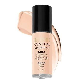 Milani makiažo pagrindas Conceal + Perfect 00AA Ivory