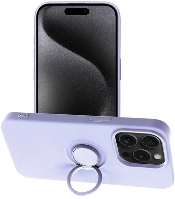 Dėklas Oem SILICONE RING Case for IPHONE 15 PRO violet