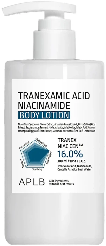 APLB Tranexamic Acid Niacinamide Losjonas kūnui, 300 ml