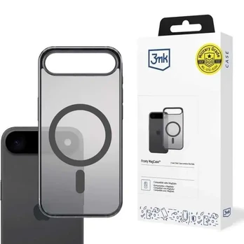 Dėklas Apple iPhone 17 Air - 3mk Frosty MagCase Juodas