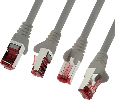 Ethernet tinklo kabelis Cat6 Sftp Pimf 7,5m pilkas