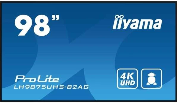 Monitorius Dis Public 98 Iiyama LH9875UHS-B2AG UHD