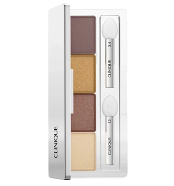 Clinique - All About Shadow Quad Eyeshadow Palette 3.3 g - Morning Java