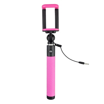 Caruba Selfie Stick Plug &amp; Play Pink