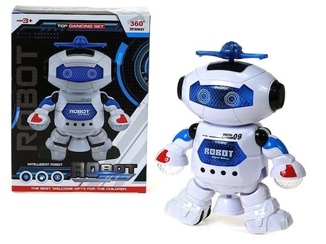 Robotas su šviesos ir garso efektais
